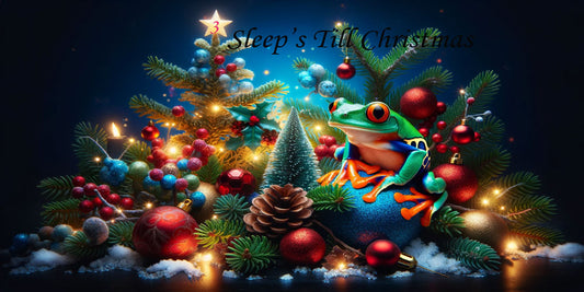 3 Sleeps Till Christmas Tree Frog