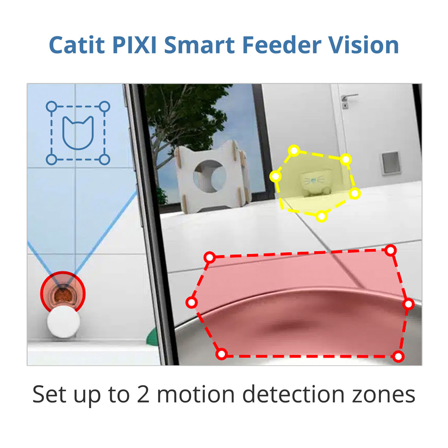 Catit PIXI Vision Smart Dry Cat Food Feeder