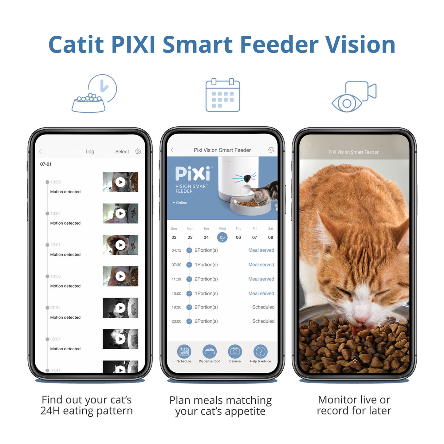 Catit PIXI Vision Smart Dry Cat Food Feeder