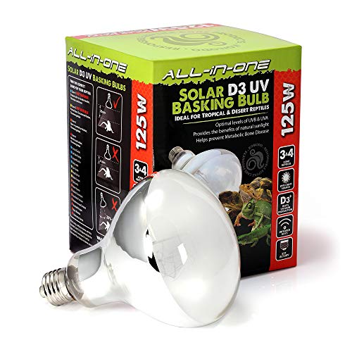 KOMODO Solar D3 UV Basking Bulb 125W