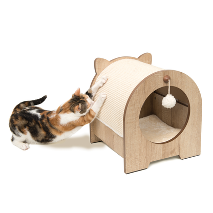 Catit Vesper Minou Bench Scratcher - 36 x 36.5 x 40.5 cm