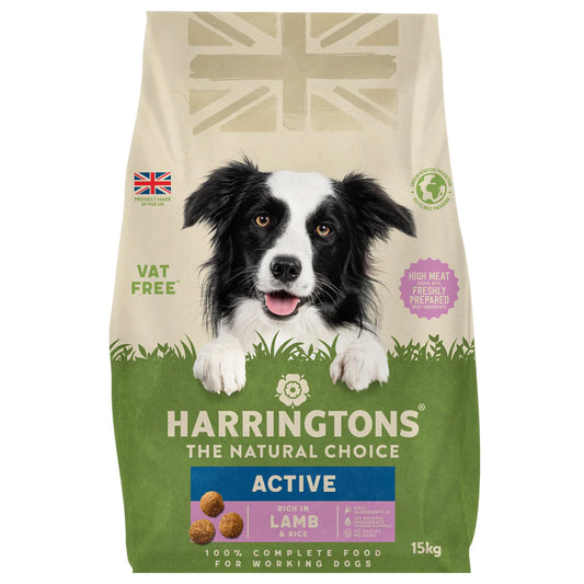 Harringtons Active Worker Complete Lamb & Rice, 15kg