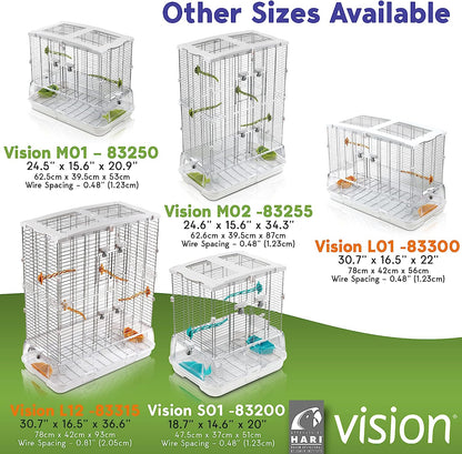 Vision Bird Cage M01 Med Regular (24.6 x15.6 x20.9 inches)