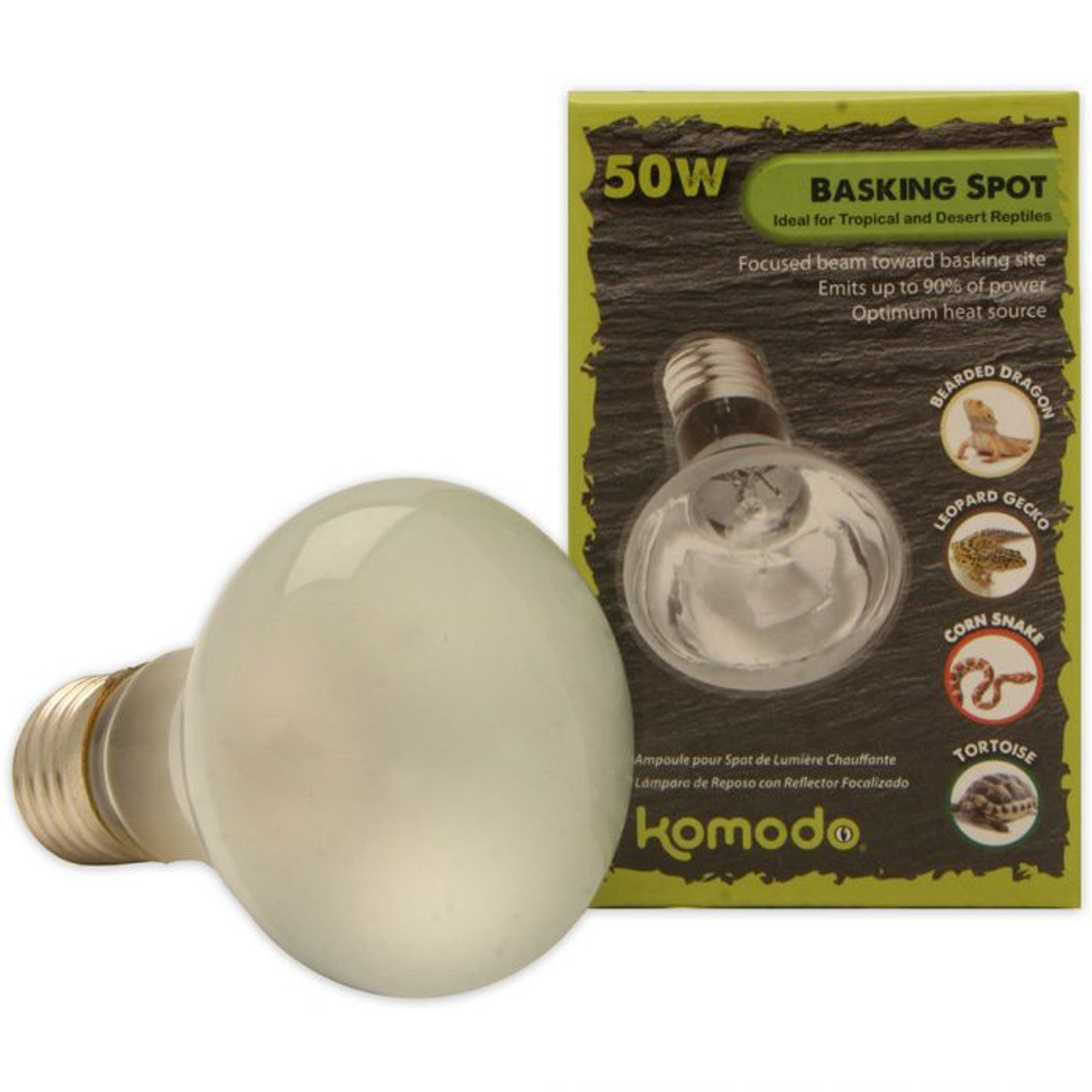 KOMODO Basking Spot ES 50W Bulb (Screw)