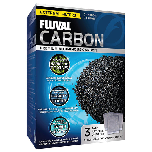 Fluval Carbon - 3 x 100 g (3.5 oz)