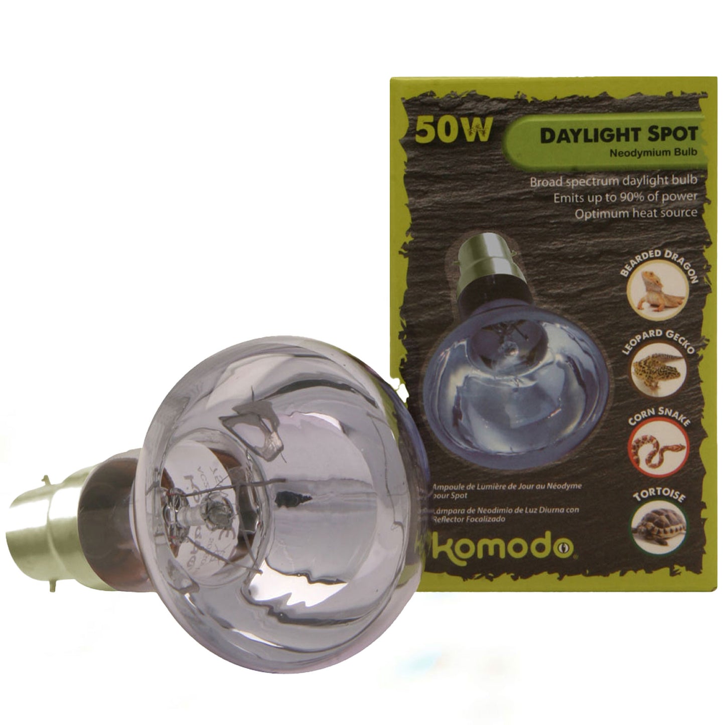 KOMODO Basking Spot BS 50W Bulb (Bayonet)