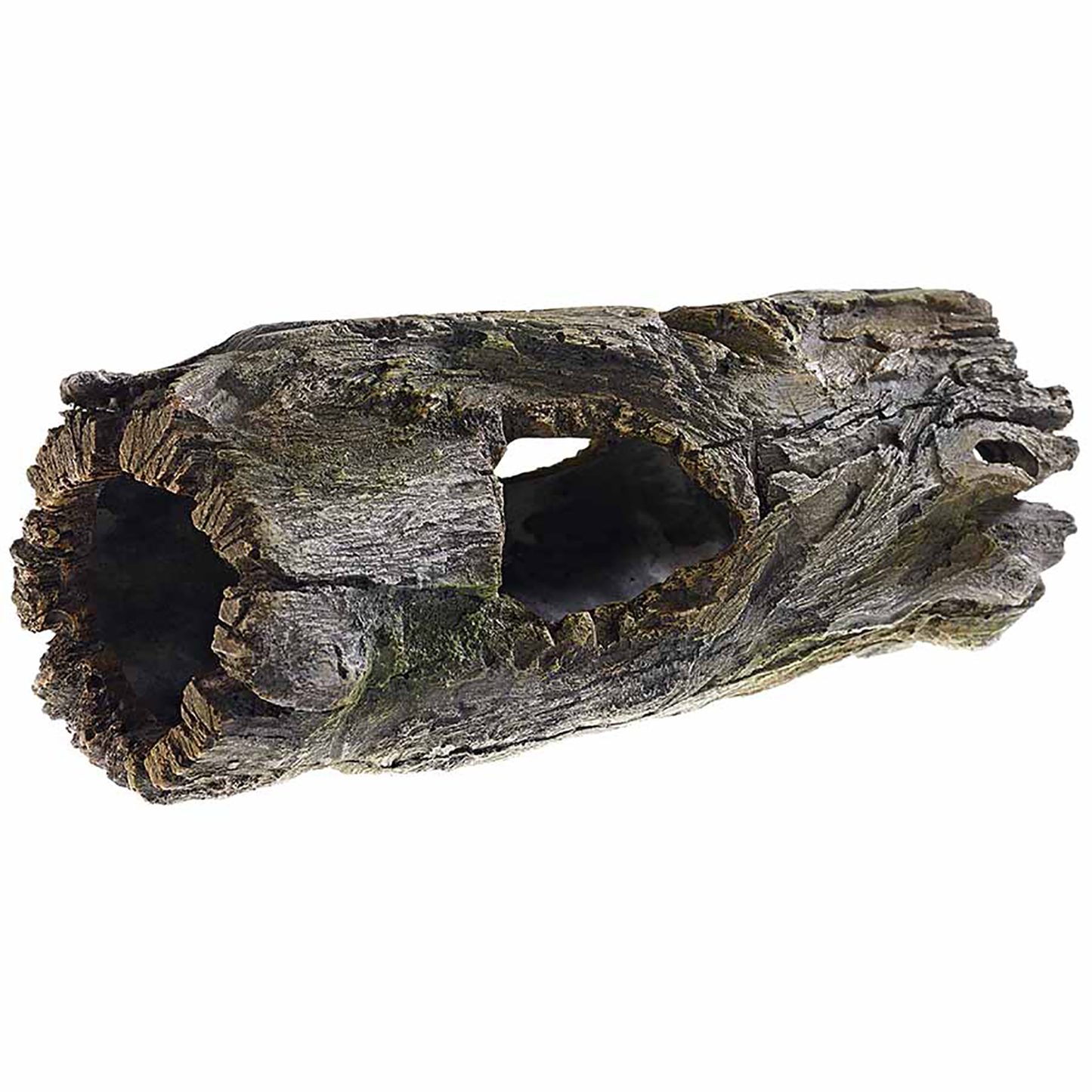 Classic Chunky Driftwood Hide Away Grey Aquarium Ornament 225 x 90 x 90mm