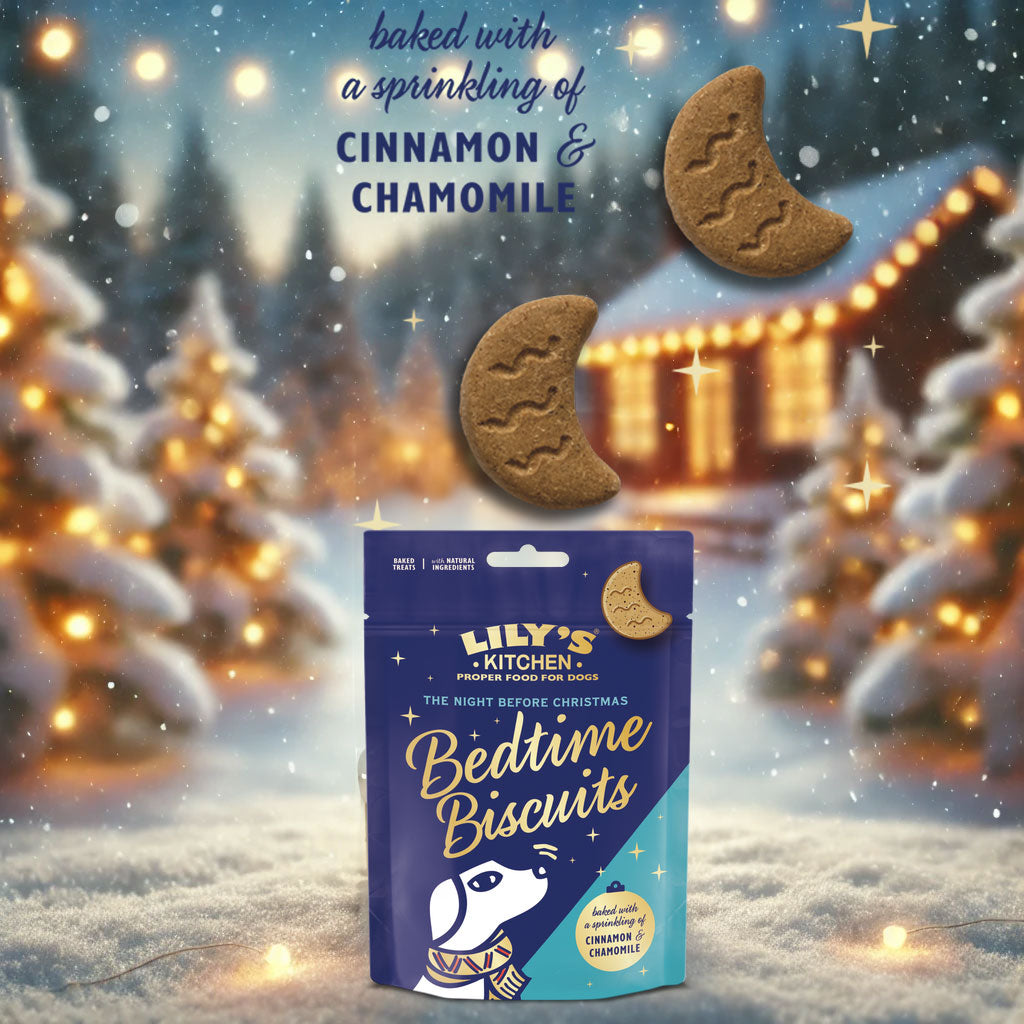 Lily's Kitchen Christmas Bedtime Biscuits, 8 x 80g