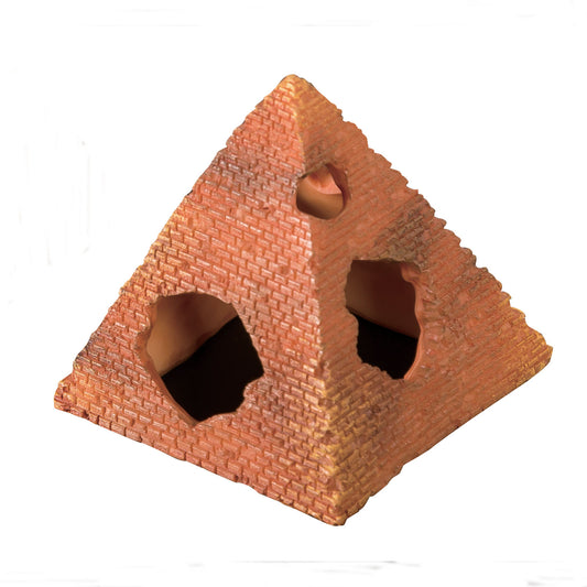 Reptile Pyramid Hide Cave XS 7cm x 7cm x 8cm Bulk Buy x12