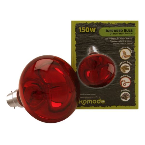 Komodo Infrared Spot Bulb R63 BC 150W (Bayonet)