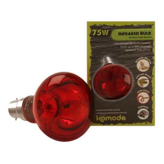 Komodo Infrared Spot Bulb R63 BC 75W (Bayonet)