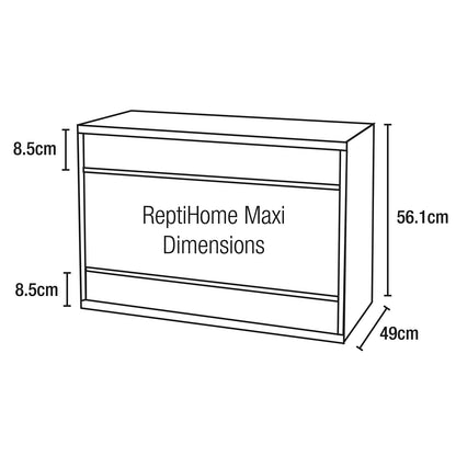 Vivexotic Repti-Home Maxi Medium Vivarium Oak