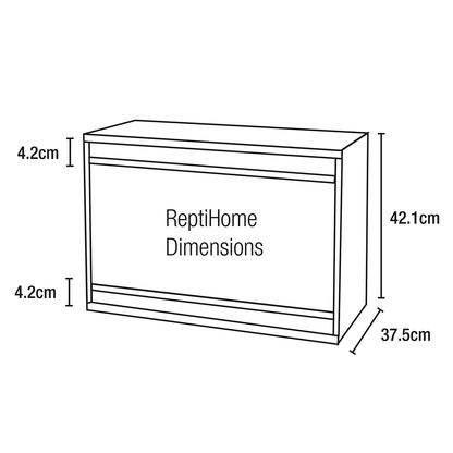 Vivexotic Repti-home Large Vivarium Black