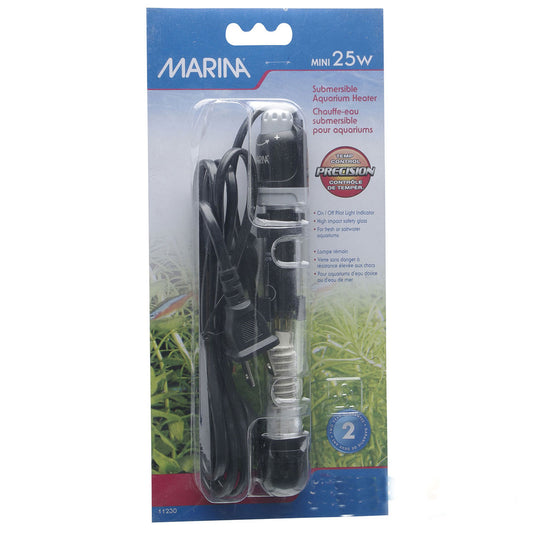 Marina Submersible Pre-Set Aquarium Heater Mini 25W