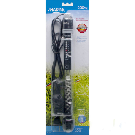 Marina Submersible Pre-Set Aquarium Heater 200W