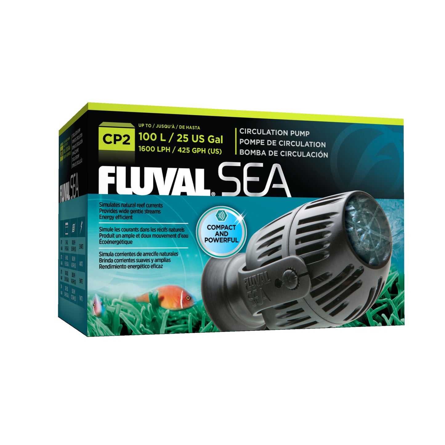 Fluval Sea Aquarium Circulation Pump (CP2), 4W, 1600LPH