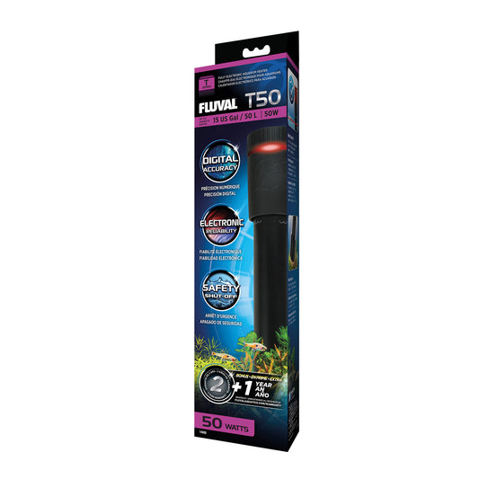 Fluval T Series Aquarium Heater T50