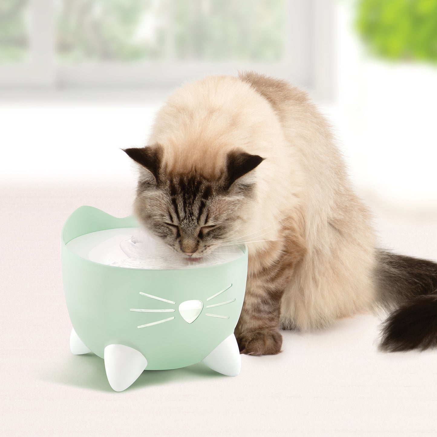 Catit PIXI Cat Drinking Fountain Green