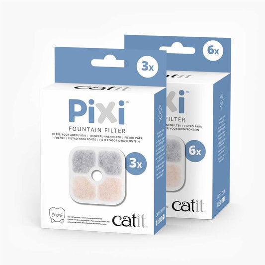 Catit Pixi Fountain Filter 3 Pack or 6 Pack