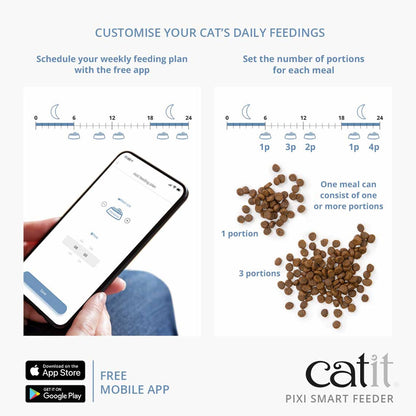 Catit Pixi Smart Feeder Remote-controlled cat food dispenser