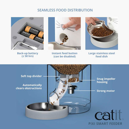 Catit Pixi Smart Feeder Remote-controlled cat food dispenser