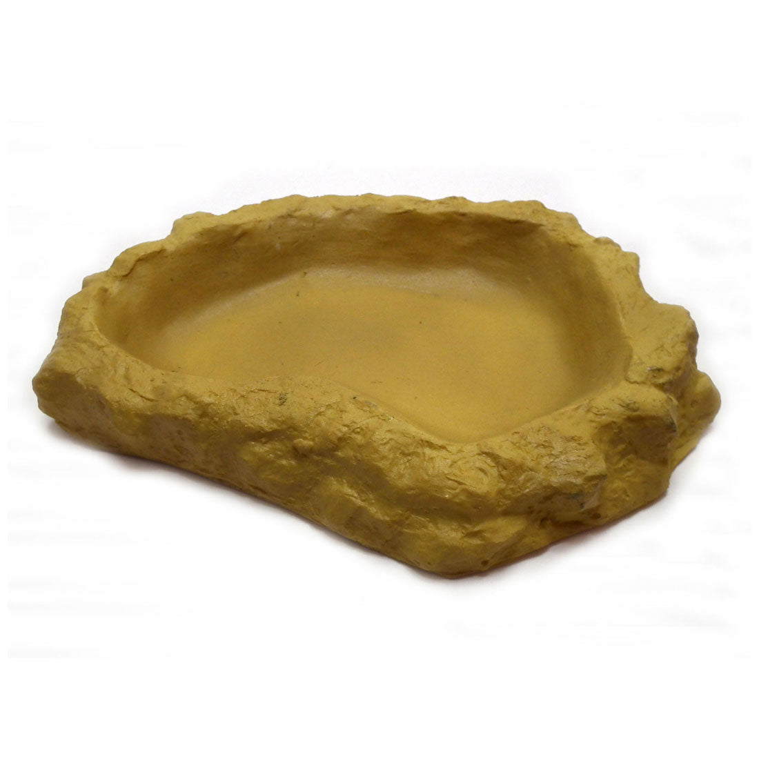 Water Dish Large Shallow Yellow Desert Colour