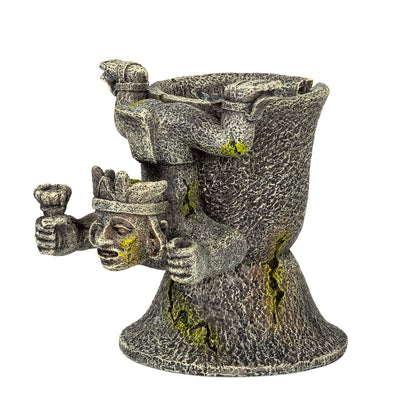 Reptile Head Stand Statue