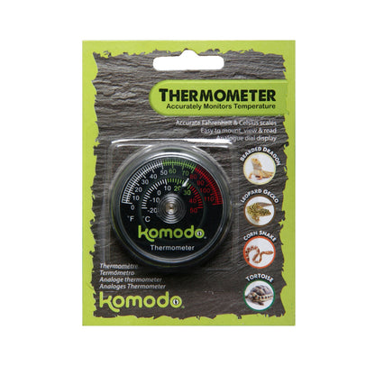 Komodo Analogue Thermometer & Analogue Hygrometer