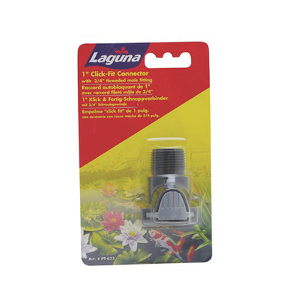 Laguna 2.54 cm (1") Click-Fit, 1.9 cm (¾") Threaded Male Fitting