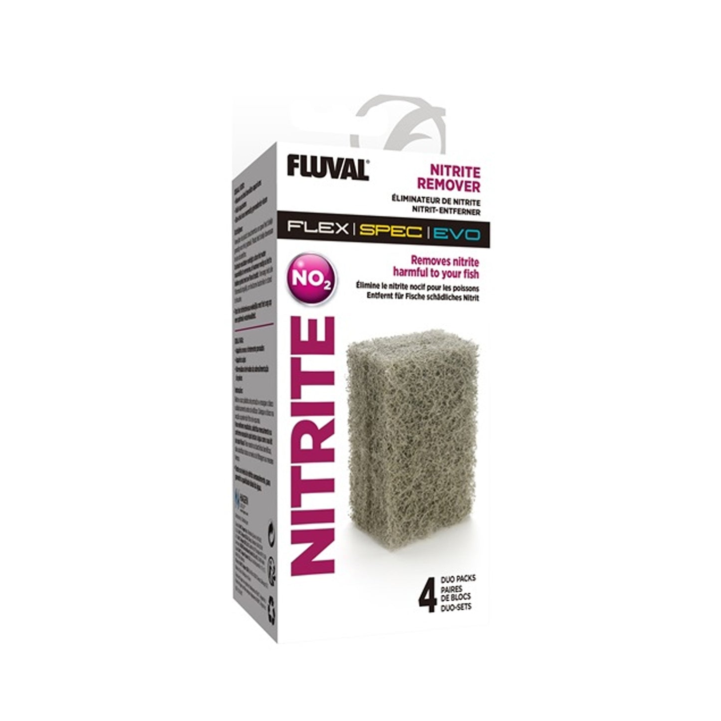 Fluval Nitrite Remover - 4 x Duo Packs