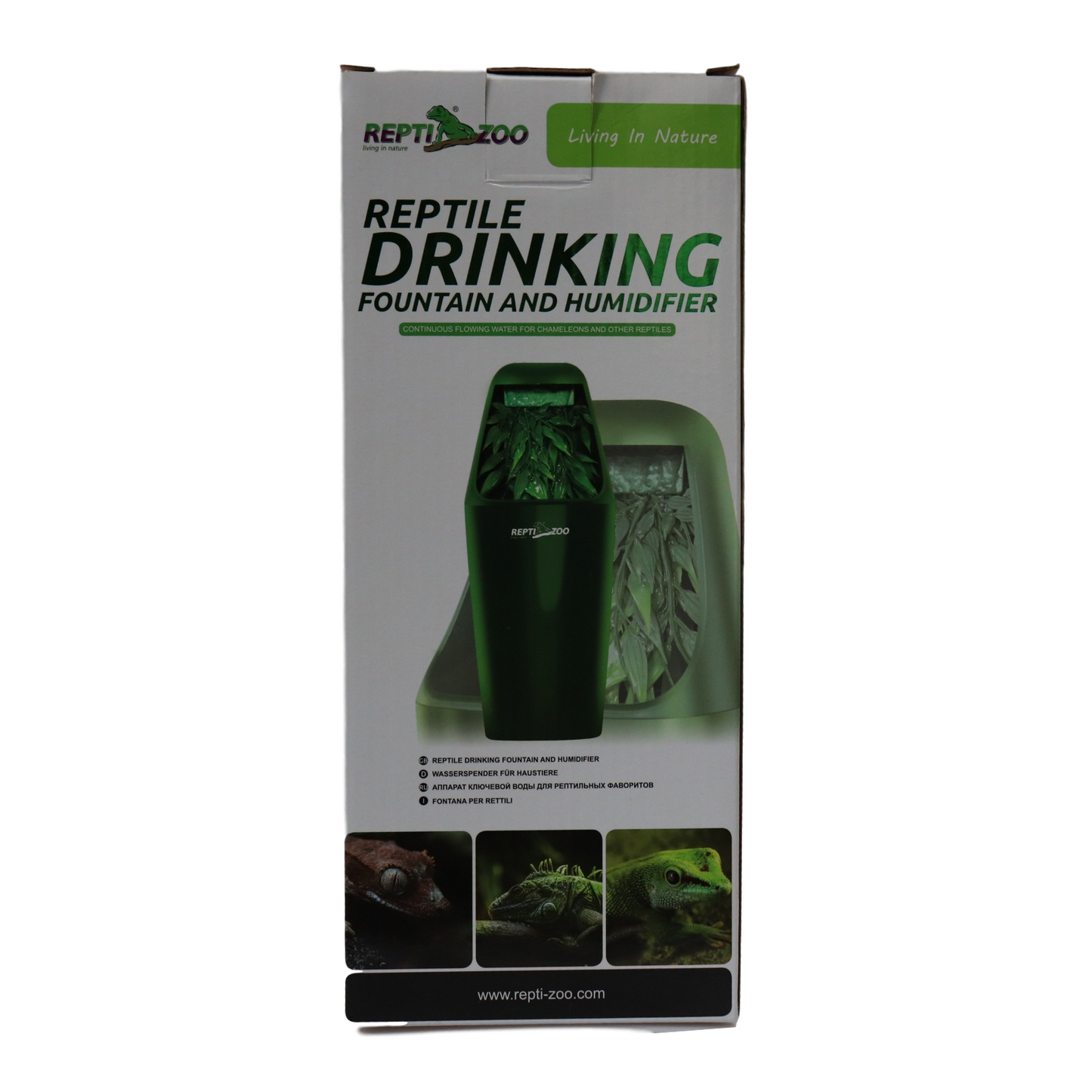 Reptile Drinking Fountain and Humidifier - Filters / Base / Fountain