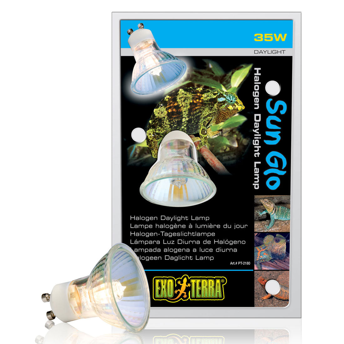 Exo Terra Sun Glo Halogen Spot Daylight Lamp 35W