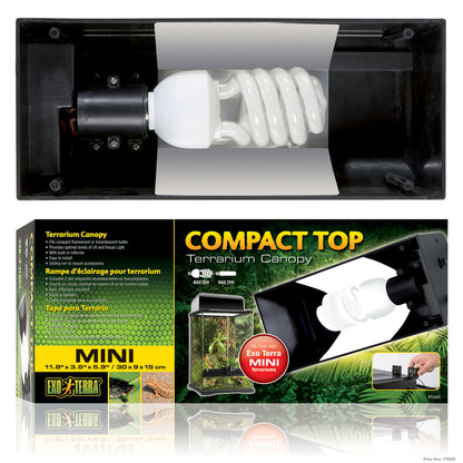 Exo Terra Compact Top for Vivariums - Nano-Mini-Small-Medium-Large -